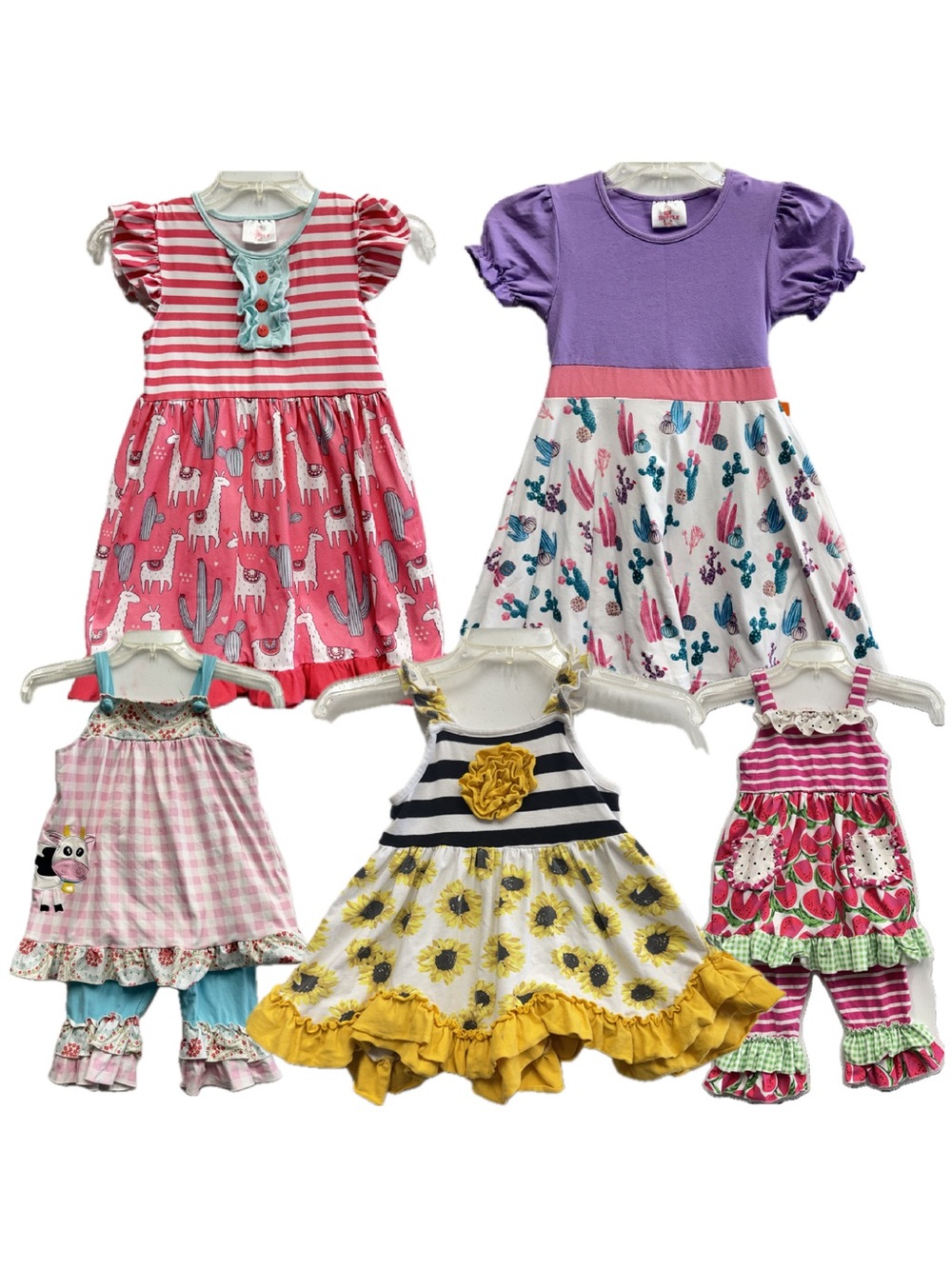 Ruffle Girl Dress/Outfit Bundle Girl's 2XL / 7